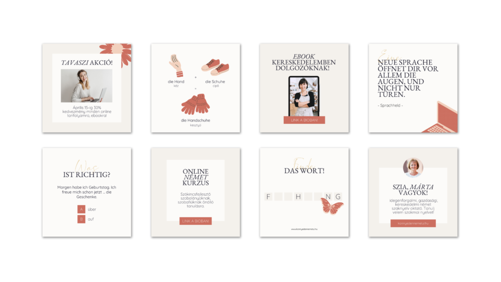 Egyedi Instagram Canva sablonok