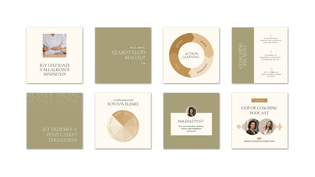 Egyedi Instagram Canva sablonok