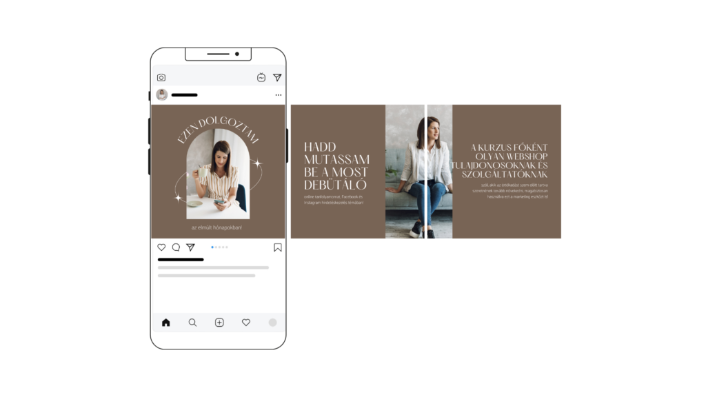 Egyedi Instagram Canva sablonok