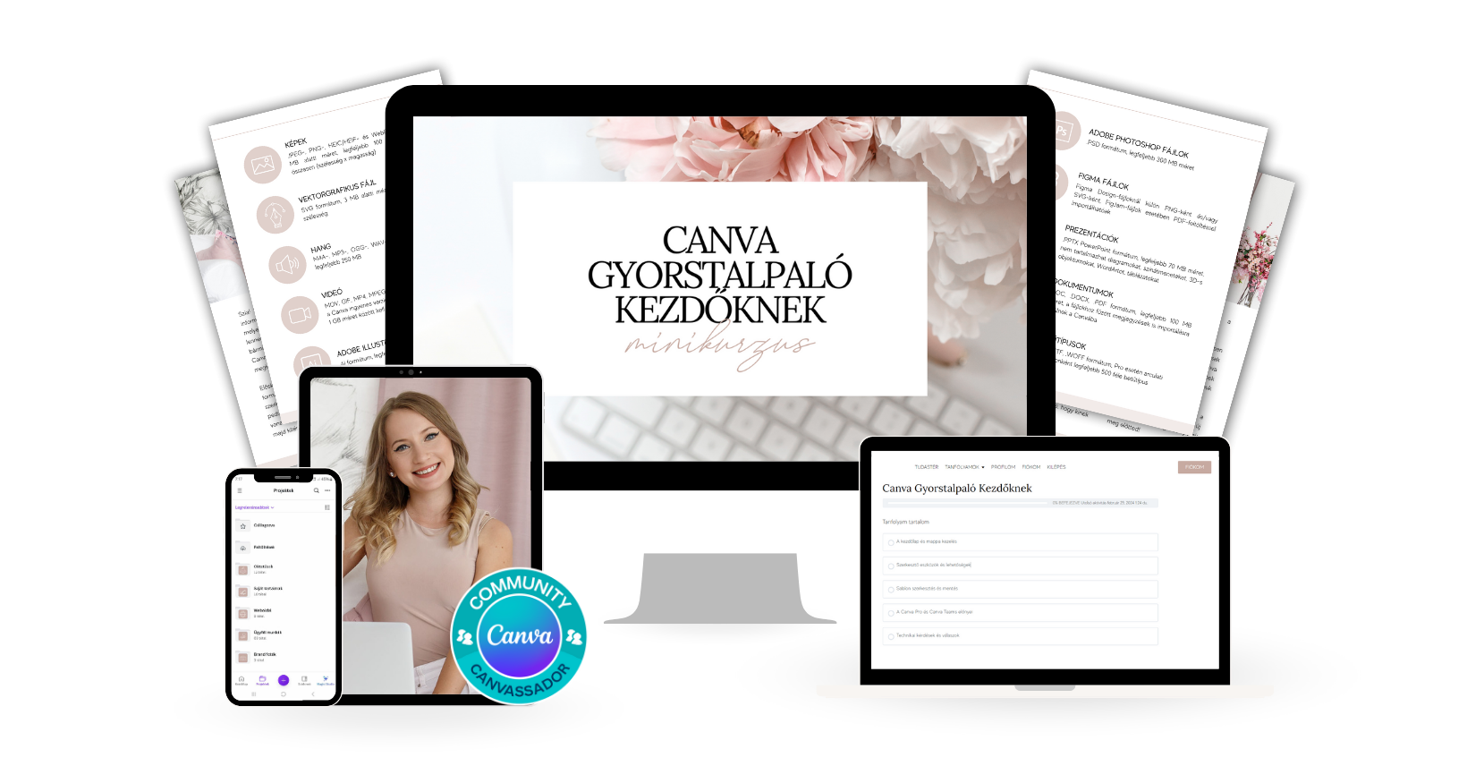 Canva Gyorstalpaló Kezdőknek Online Canva tanfolyam